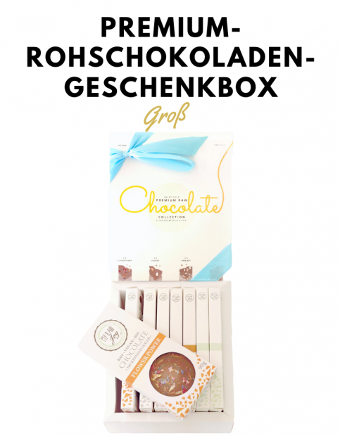Premium BIO Rohschokoladen-Geschenkbox