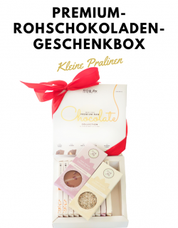 Premium Special-Edition kleine BIO Rohschokoladen Geschenkbox